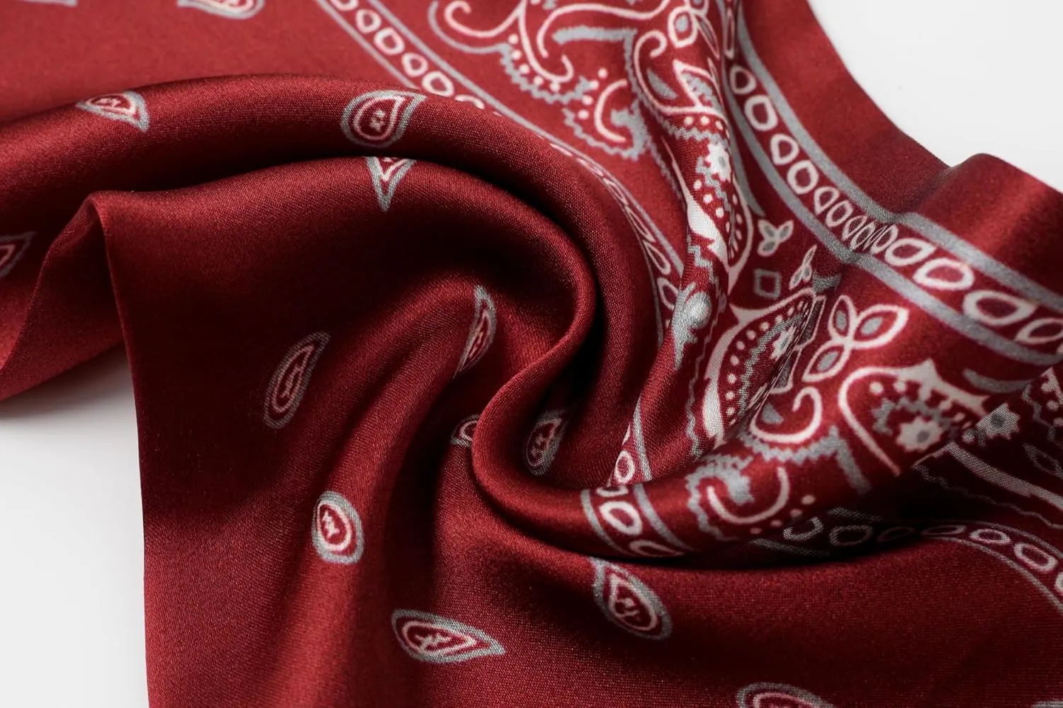 100% Mulberry Silk Scarf - Unisex Skin-Friendly Accessory for All Seasons (59"x7") With Gift Packed