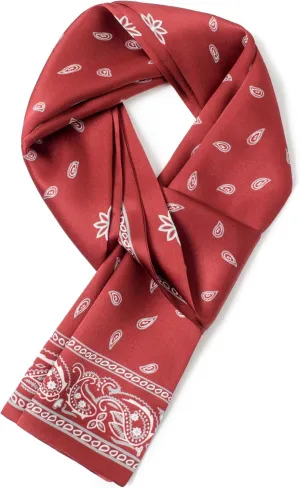100% Mulberry Silk Scarf - Unisex Skin-Friendly Accessory for All Seasons (59"x7") With Gift Packed