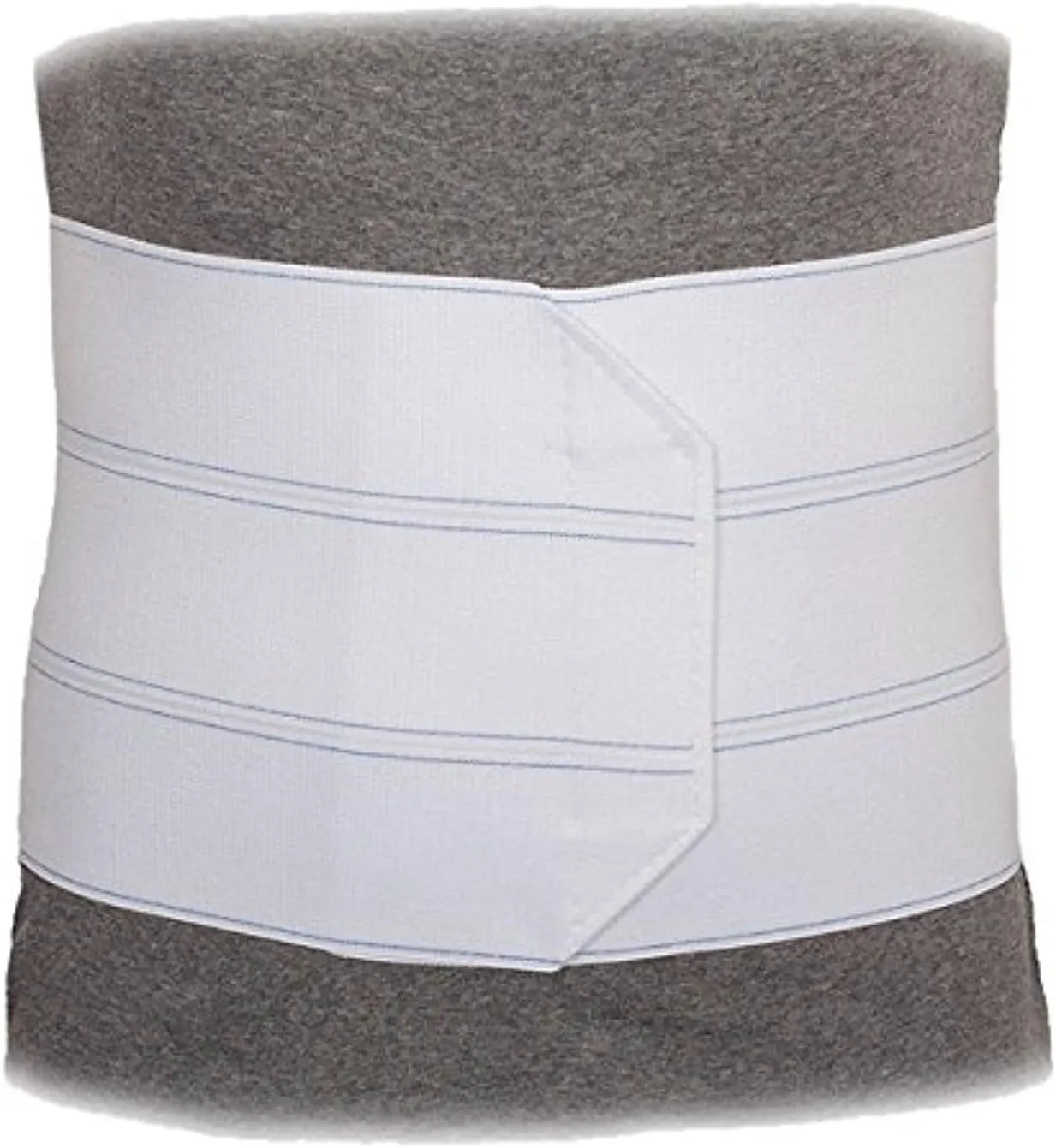 Advanced Orthopaedics 3 Panel Abdominal Binder, 9-inch High, Waist Circumference 30-inch - 45-inch, White