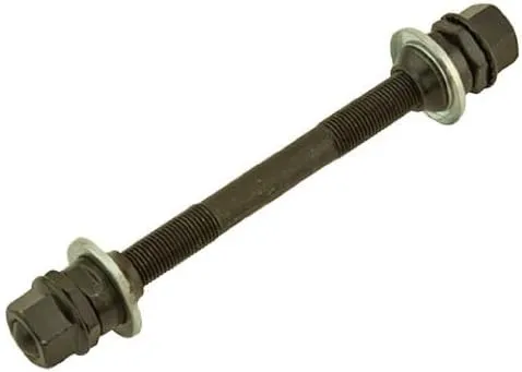 Alta Bike Front Hub Axle 3/8" x 140mm long, Multiple Colors