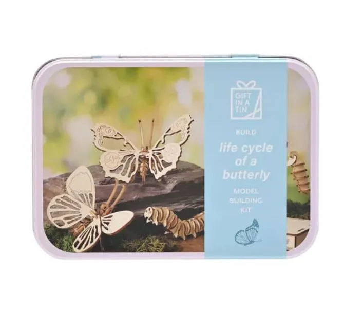 Apples To Pears Gift In A Tin Life Cycle of A Butterfly