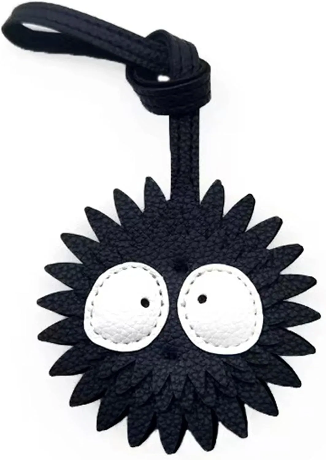 Black Briquette Bag Charm, Funny Fashion Bag Accessories Key Charms