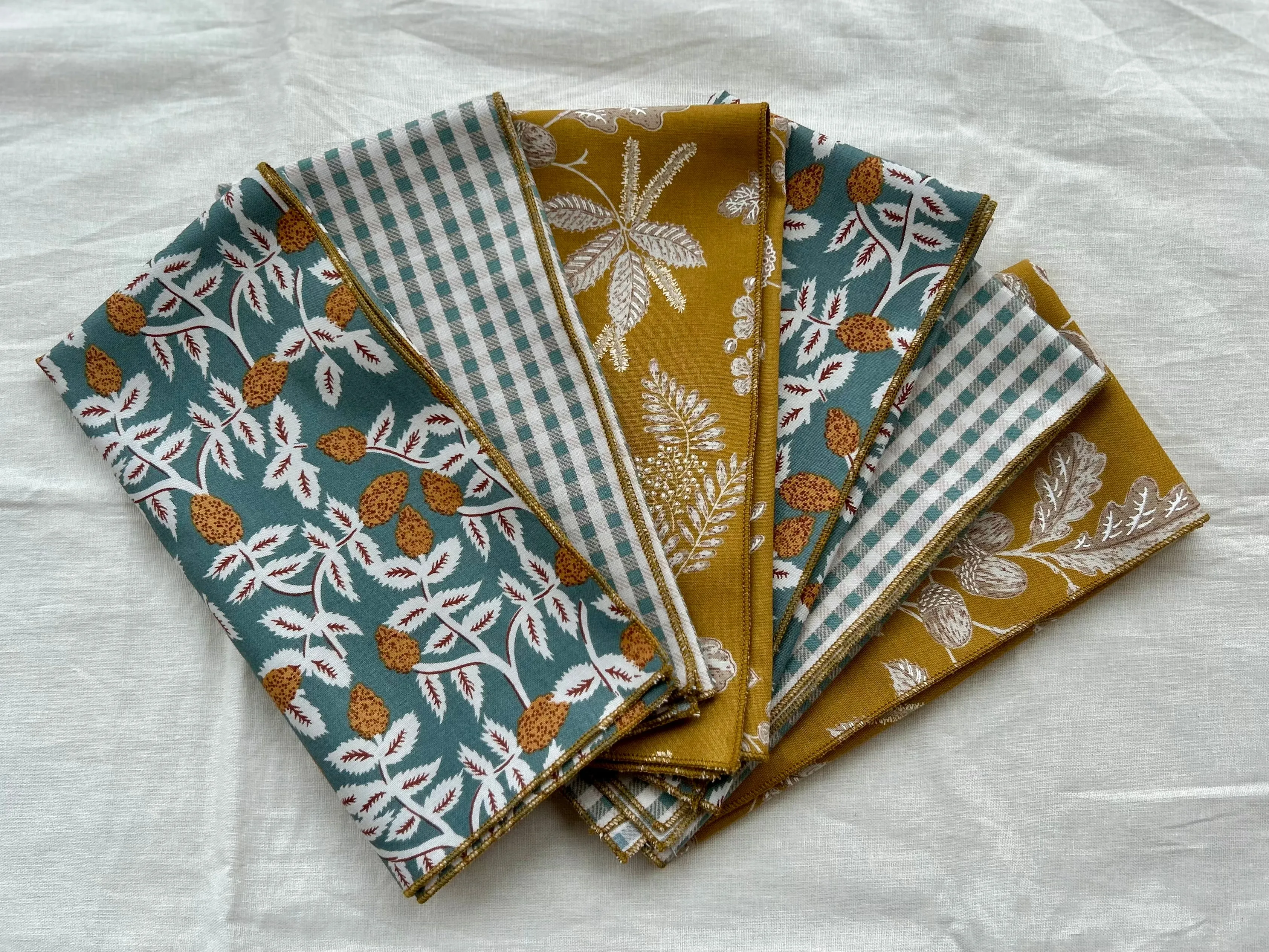 Dinner Napkins - Set of 6 * Various Styles