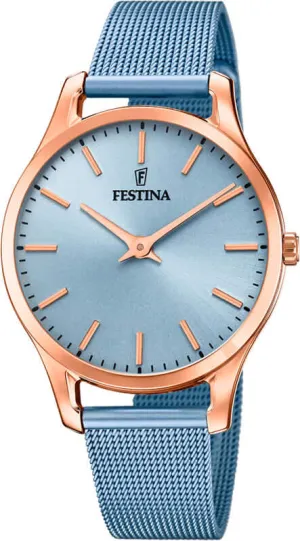 Festina Boyfriend Stainless Steel Analog Ladies Watch I Model F20507/2 Quartz Movement