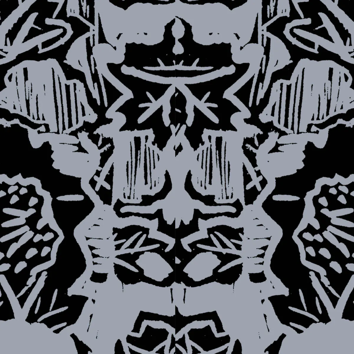Indian Floral, Slate