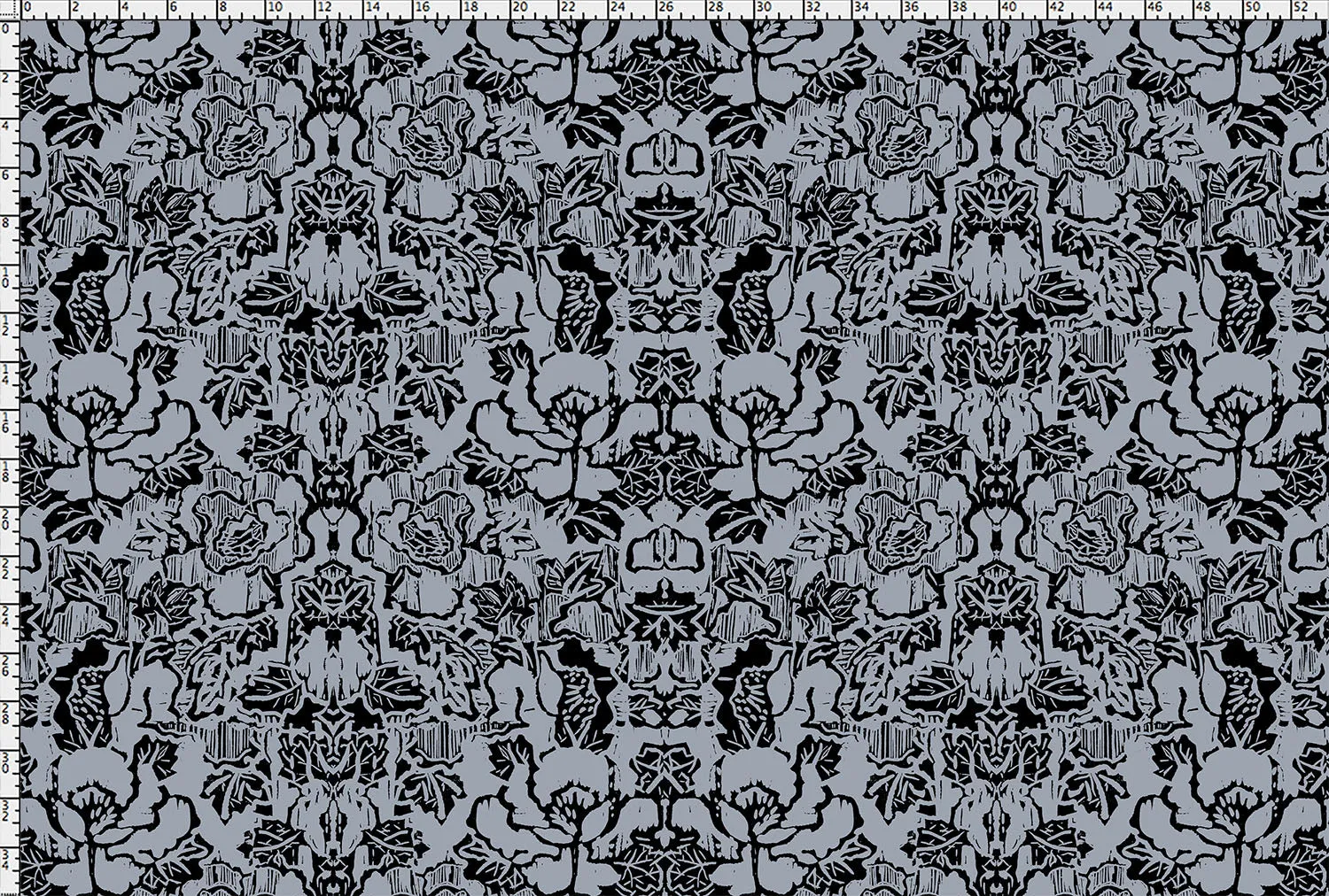 Indian Floral, Slate