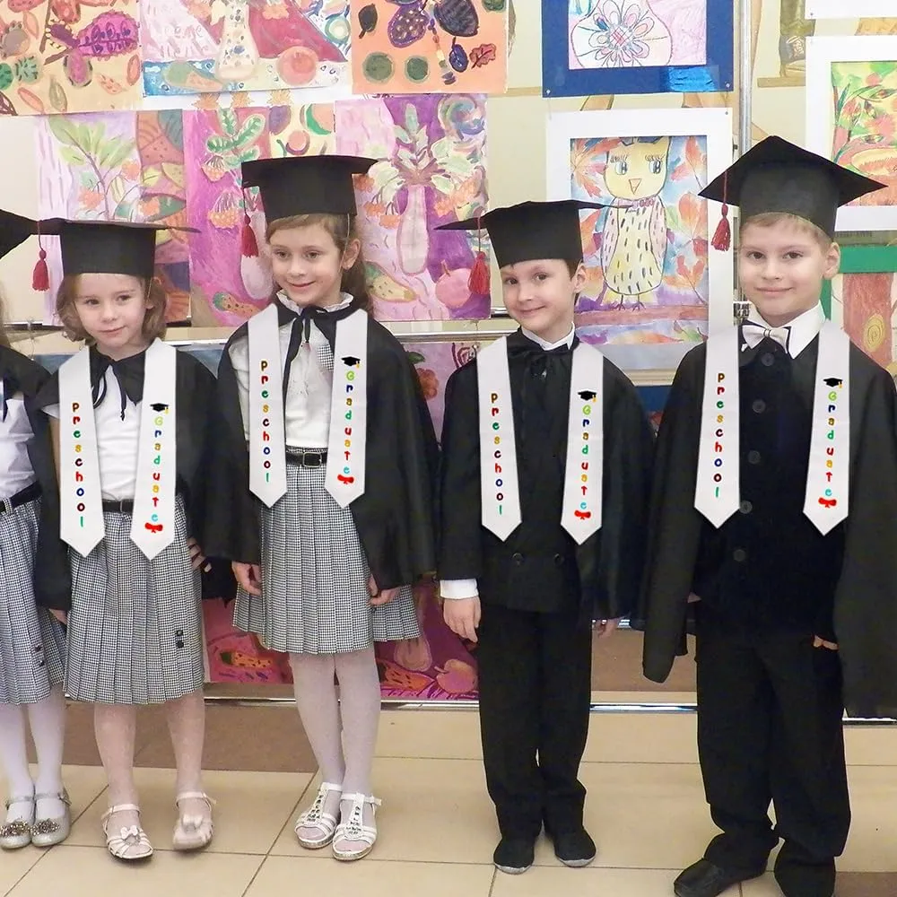 Kindergarten Preschool Graduation Sash, Kindergarten Preschool Graduation Stole Class of 2025 Graduation Stole for Kids