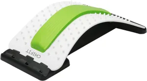 Lumbar Back Pain Relief Device, Lumbar Back Stretcher, for Lower and Upper Back Massager and Support,Lumbar Support for Office Chair (Green)