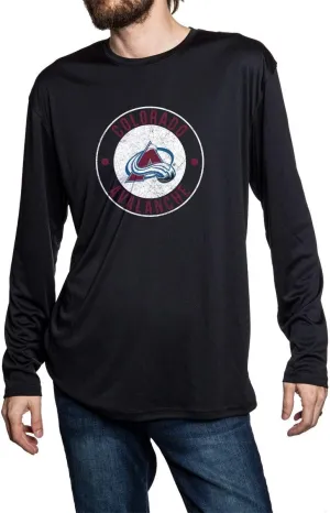 NHL Mens Loose Fit Performance Rashguard Wicking Long Sleeve Shirt