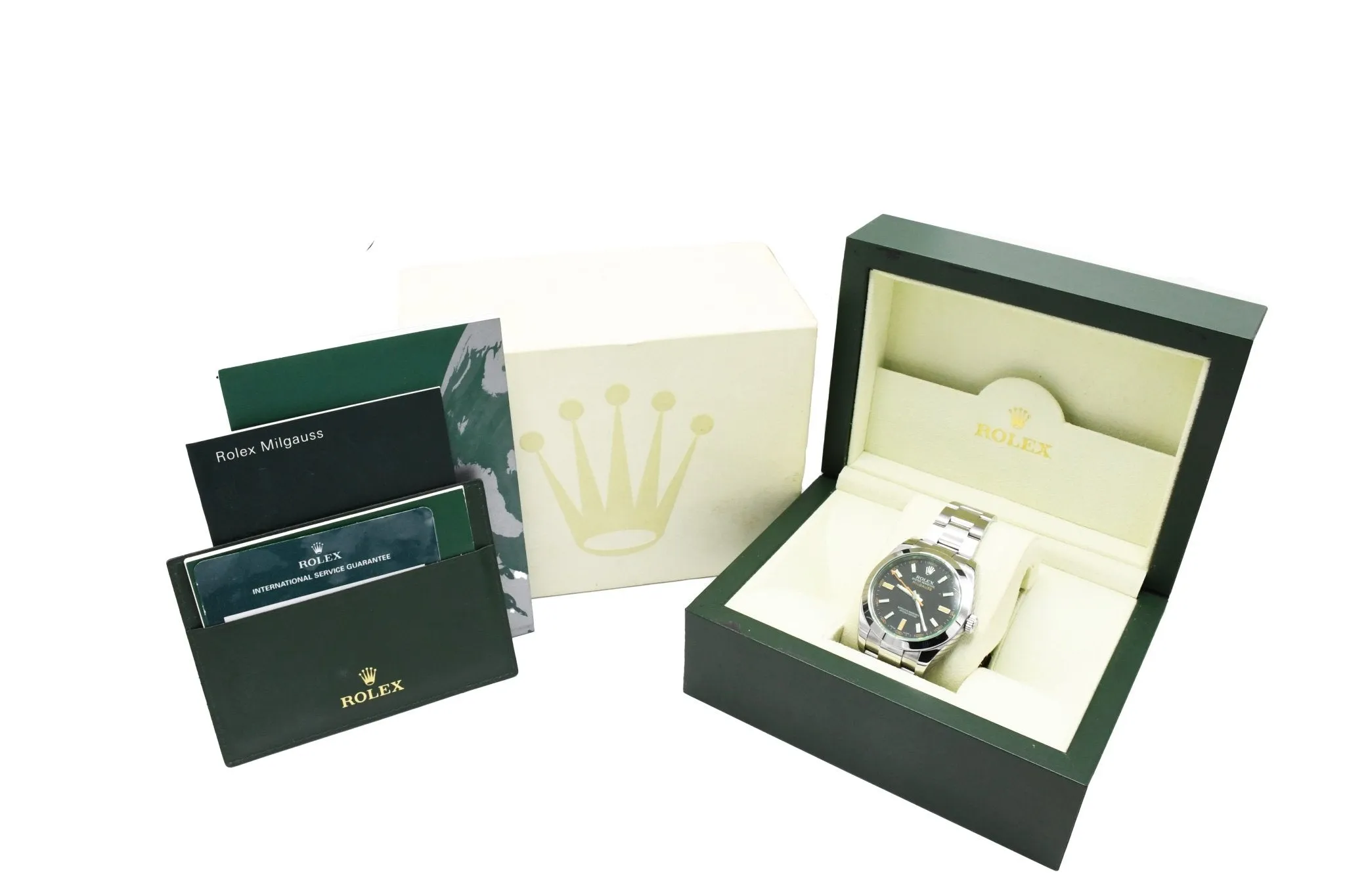 Rolex Milgauss 40mm Steel Watch - Ref: 116400GV