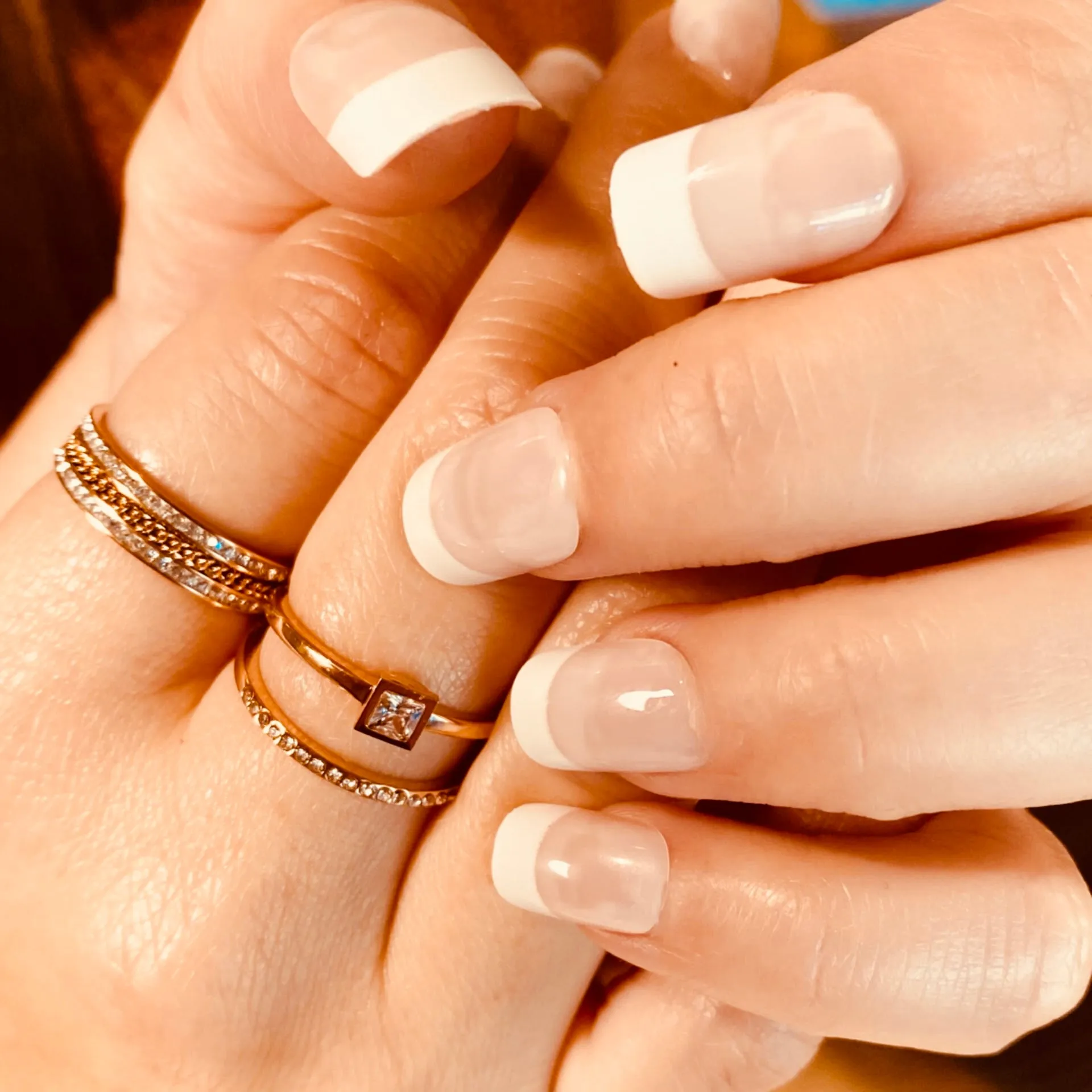 Rose Gold Plated Stainless Steel & Cubic Zirconia Ring