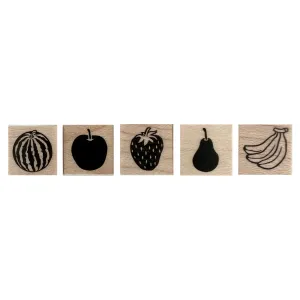 Teeny Tiny Rubber Fruit Stamps · Multiple Styles