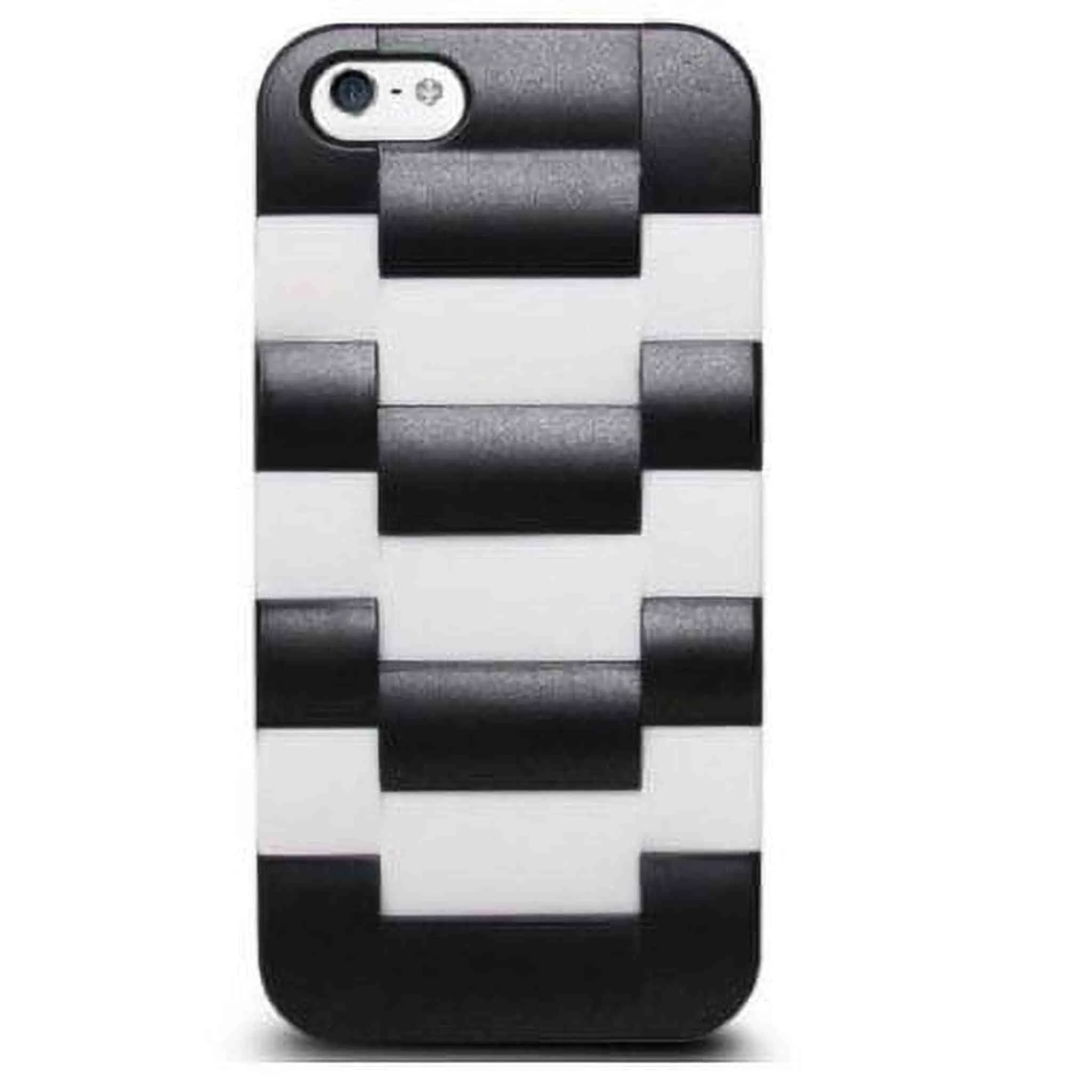 The Joy Factory Daytona V - Watchband Textured Case for iPhone5/5S, CSD127 (Snow White)