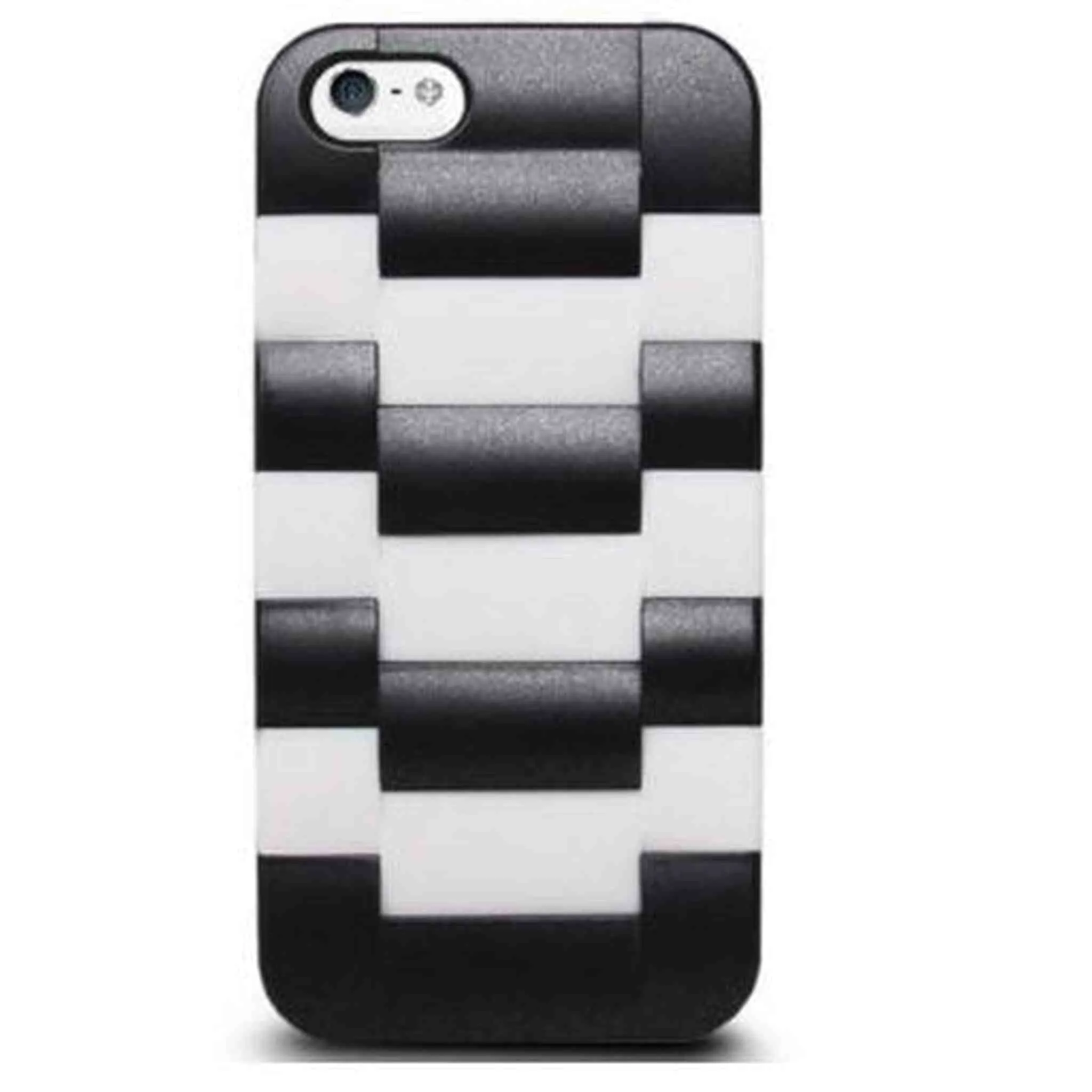 The Joy Factory Daytona V - Watchband Textured Case for iPhone5/5S, CSD127 (Snow White)