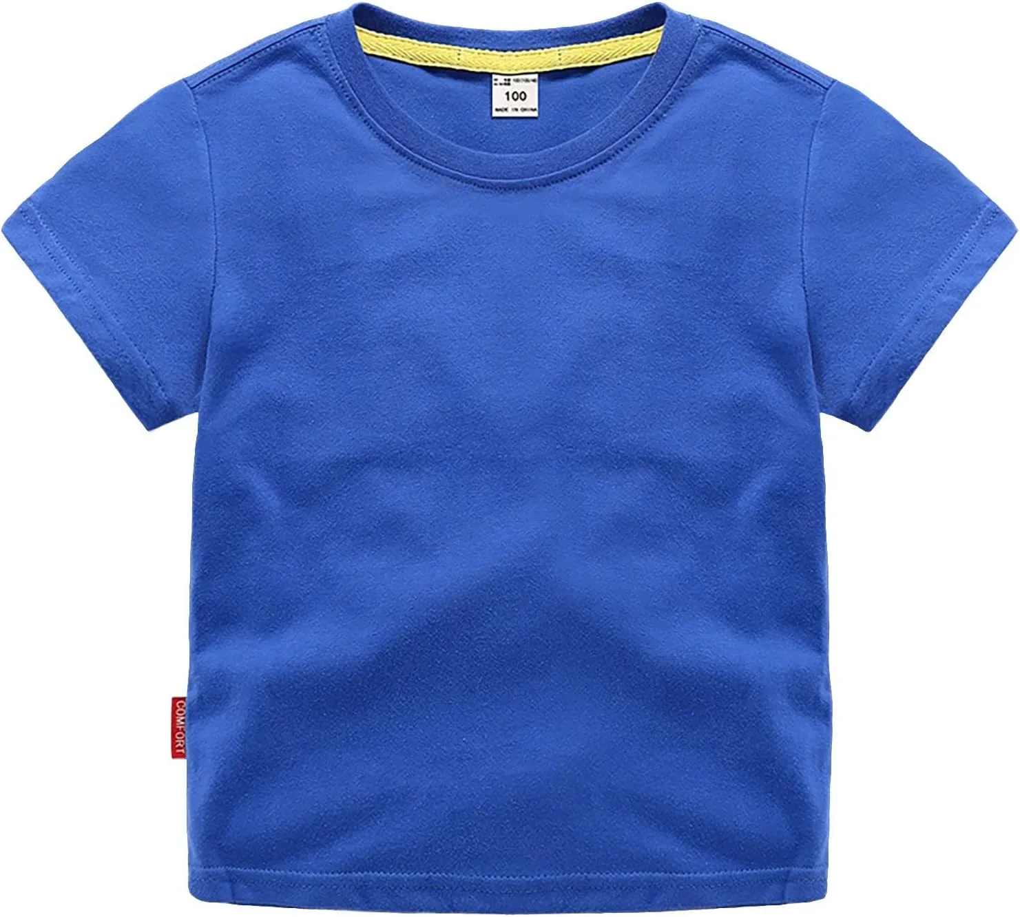 Toddler Baby Boy Girl Summer Clothes Basic Tshirts Solid Color Short Sleeve T Shirt Cute Infant Outfit Cotton Tee Tops
