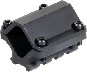 UTG Universal Single-rail Shotgun Barrel Mount, 3 Slots , Black