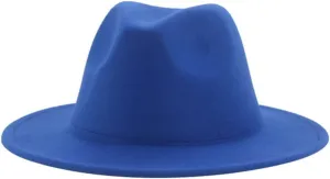 Vsadsau Women Men Fedoras Hats Winter Hats Panama Jazz Caps Wedding Church Derby Hats
